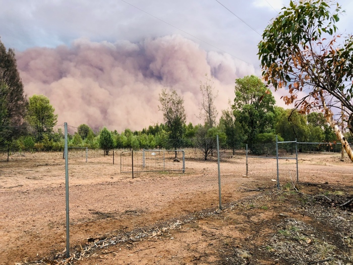 Dust storms continue to roll across Dubbo (summer 2020)